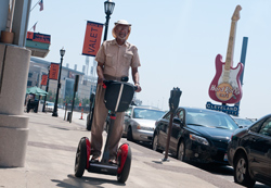 Karl Johnson of Segway Tours - Photo Bob Perkoski